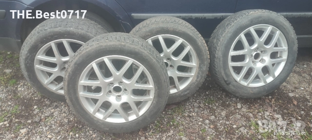 Лети джанти с Зимни гуми 16 5х100, снимка 4 - Гуми и джанти - 52644046