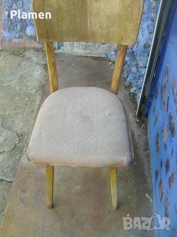 Стар български тапициран стол - много здрав, снимка 6 - Други ценни предмети - 40801033