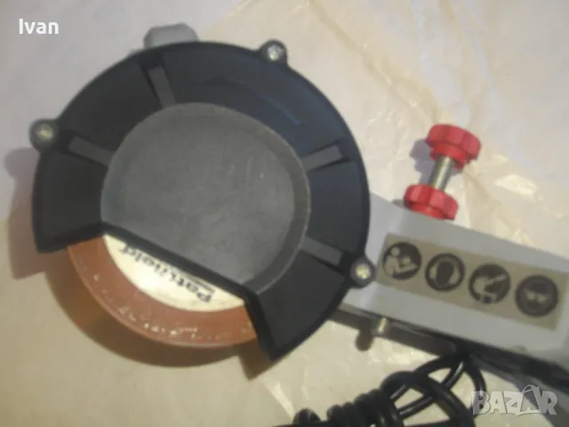 85W Ф108мм Немска оригинална ЕЛЕКТРИЧЕСКА МАШИНА ТОЧЕНЕ ЗАТОЧВАНЕ ВЕРИГИ Почти нова Pattfield PE-SKS, снимка 10 - Други инструменти - 47691139