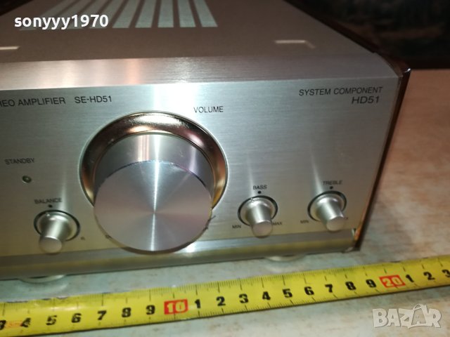 TECHNICS SE-HD51 AMPLIFIER-MADE IN JAPAN-SWISS 1412231132, снимка 11 - Ресийвъри, усилватели, смесителни пултове - 43407913