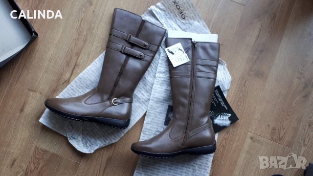 GEOX нови ботуши номер 39 естествена кожа, снимка 4 - Дамски ботуши - 27356263