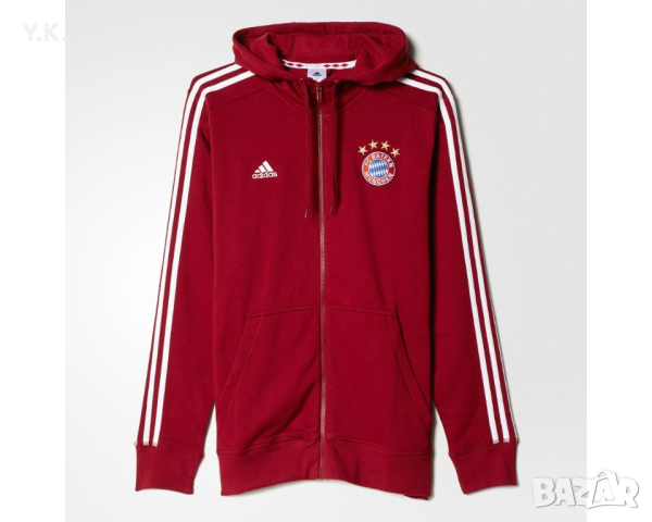 Оригинално мъжко горнище Adidas x F.C. Bayern Munchen / Season 15-16, снимка 5 - Спортни дрехи, екипи - 44855905