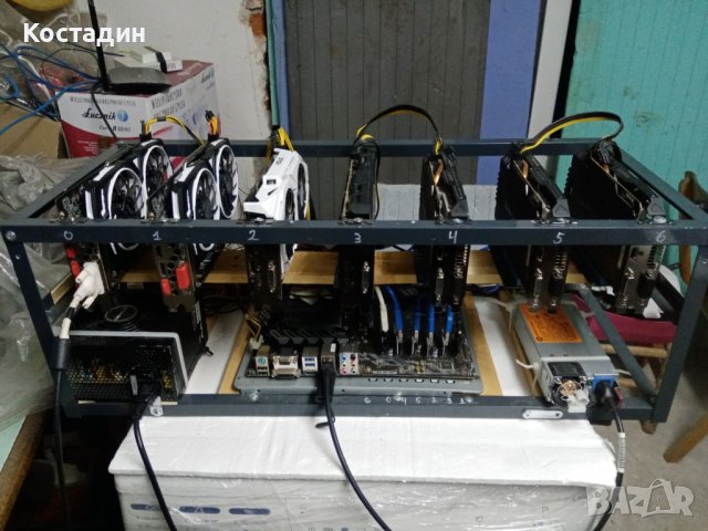 Продавам 2 Майнинг рига / 1060/6GB, снимка 6 - Видеокарти - 43579561