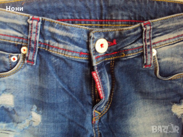 Маркови накъсани дънки, снимка 4 - Детски панталони и дънки - 26723958