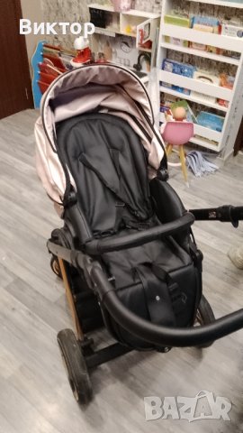 Бебешка количка Tutek DIAMOS VX Rose and gold DVXECO7, снимка 8 - Детски колички - 43785471