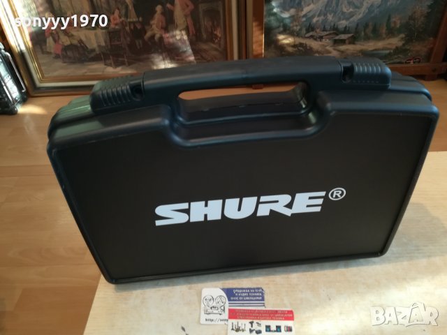 ★ █▬█ 0 ▀█▀ ★ SHURE MIC WIRELESS X2 3110220904, снимка 13 - Микрофони - 38506594