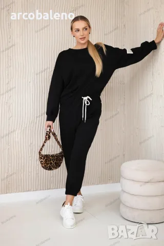 Дамски суичър комплект от вискоза + панталон, 17цвята , снимка 14 - Комплекти - 48605911