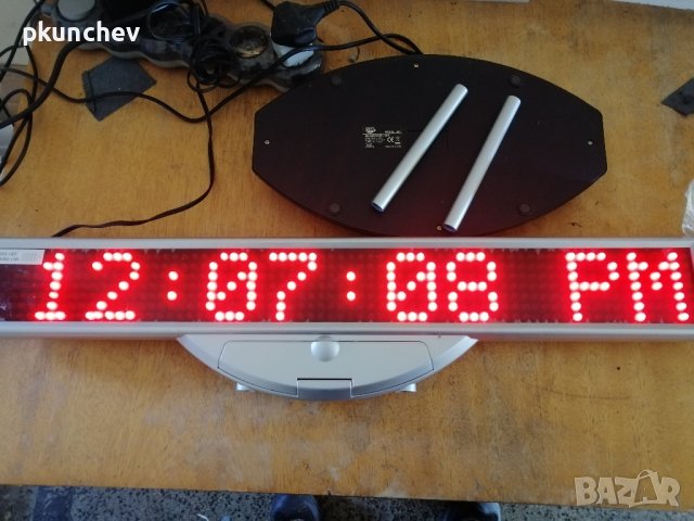 LED дисплей с текст и часовник, снимка 2 - Друга електроника - 43549318