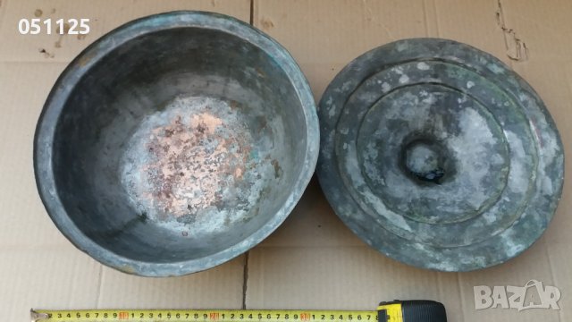 кована възрожденска бакърена тенджера , снимка 4 - Антикварни и старинни предмети - 43481425