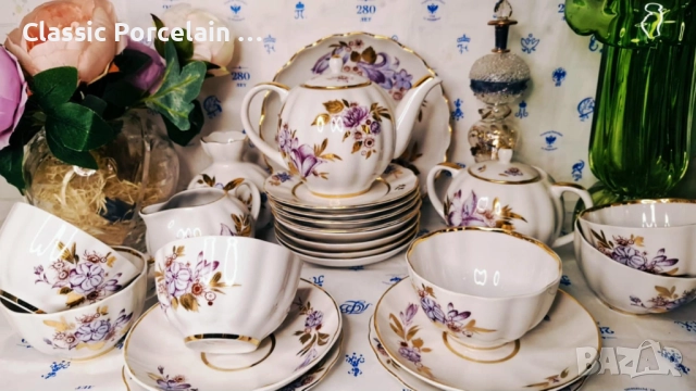 РЯДЪК! СЕРВИЗ „ЛИЛИЯ“ – ЛФЗ (СССР, 1989–1992 Г.), снимка 1