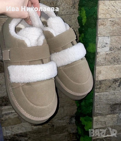 Бежови дамски обувки на платформа JENNY FAIRY, снимка 2 - Дамски ежедневни обувки - 53180104