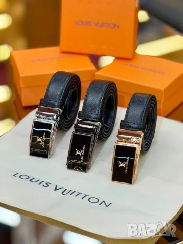 колани от естествена кожа в кутия guess prada louis vuitton ysl saint laurent celine , снимка 6 - Колани - 50669238