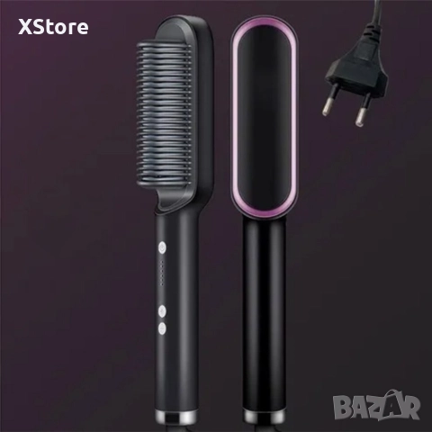 Електрическа многофункционална четка за изправяне на коса , снимка 16 - Други - 52595061