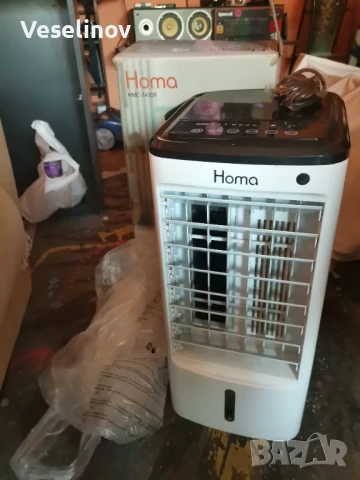 Мобилен охладител, овлажнител и пречиствател 3в1 Homa, 4 литра