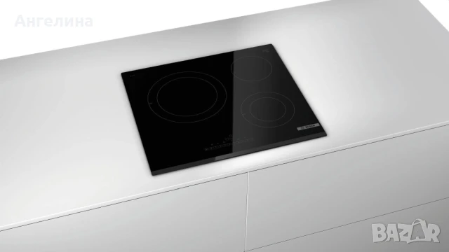 Готварски плот, Bosch PKK631FP8E, SER6, 6 Electric hob 60 cm, 3 zones, 2 extensions, surface mount w, снимка 2 - Котлони - 51247308
