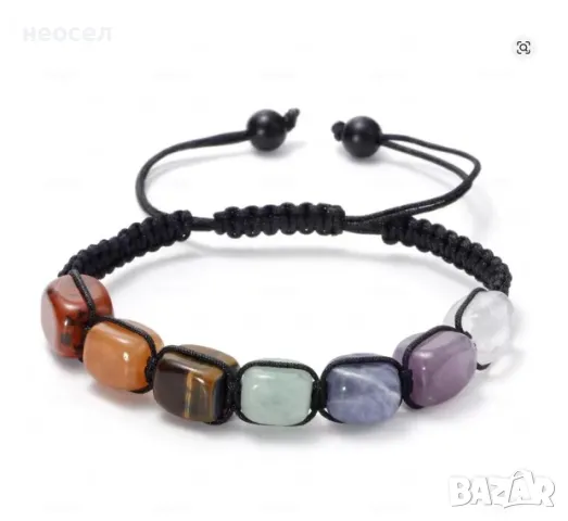 Мъжка гривна Седем чакри, снимка 3 - Гривни - 50082653