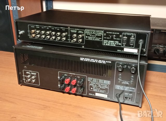 Hitachi HCA-7500 mkII + Hitachi HMA-7500 mkII, снимка 6 - Ресийвъри, усилватели, смесителни пултове - 44105338