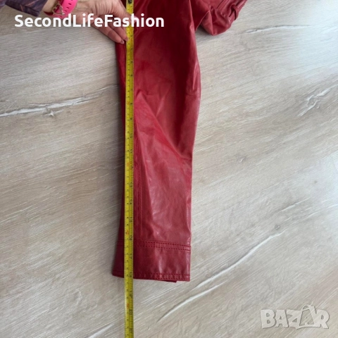 Дамско кожено яке Tom Tailor Vintage размер М, снимка 6 - Якета - 52598697