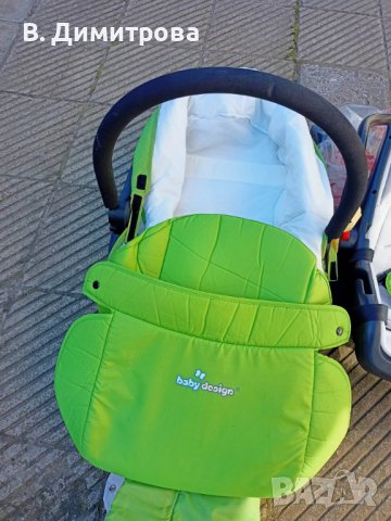 Комбинирана бебешка/детска количка Baby Design Lupo 3 в 1, Варна, снимка 5 - Детски колички - 40092338