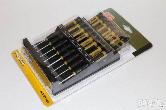 отвертки часовникарски 15 части PROXXON MICROMOT, Германия, снимка 2 - Отвертки - 26288671