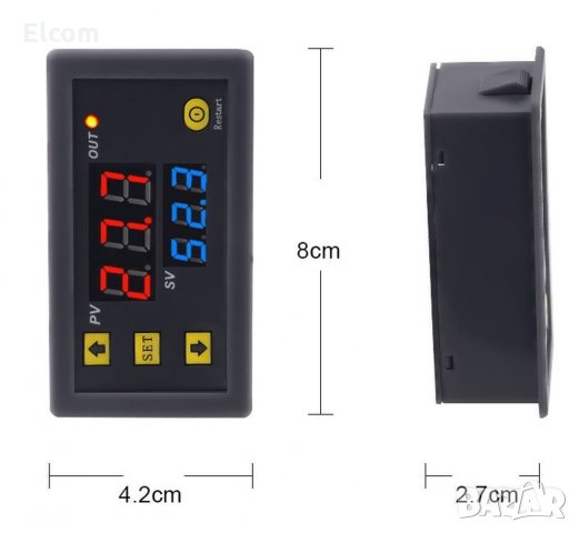 Терморегулатор (термостат) 220V за отопление или охлаждане, снимка 10 - Друга електроника - 33197328