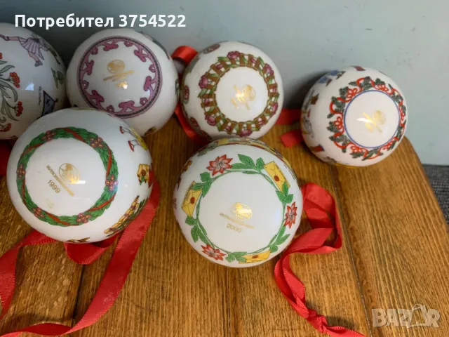 Порцеланови коледни колекционерски украси, снимка 4 - Колекции - 48355997