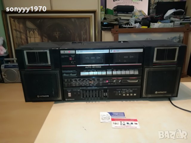 hitachi trk-w550e 2707211313, снимка 13 - Радиокасетофони, транзистори - 33640494