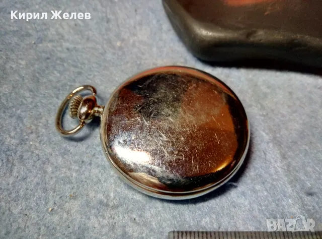 TEMPUS EDAX RERUM / ВРЕМЕТО ПОГЛЪЩА - РЕТРО МОДЕЛ КВАРЦОВ ДЖОБЕН ЧАСОВНИК с РИМСКИ ЦИФЕРБЛАТ 48867, снимка 3 - Джобни - 48035210