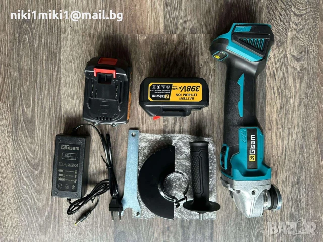 акумулаторен ъглошлайф, снимка 2 - Куфари с инструменти - 50488677