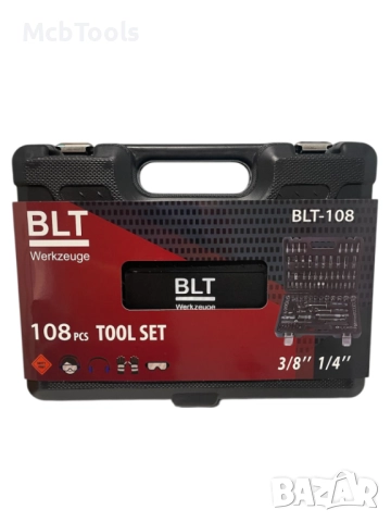 Гедоре 108 части 1/4“ & 3/8“ BLT Werkzeuge, снимка 4 - Гедорета - 52584002