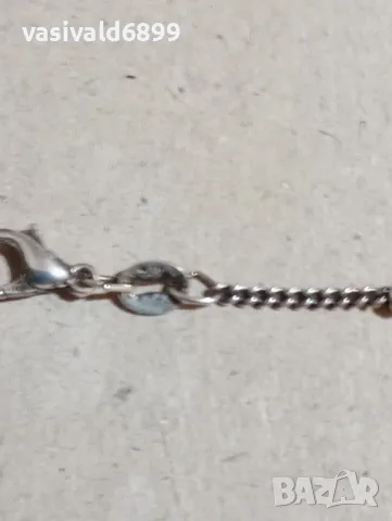 Сребърно синджирче , снимка 3 - Колиета, медальони, синджири - 48230900