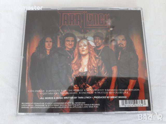 Tara Lynch - Evil Enough (2018), снимка 5 - CD дискове - 43593949
