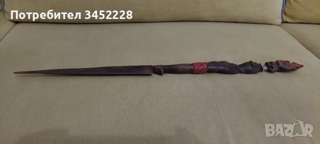 дърворезба Африка за колекционери 60см , снимка 2 - Антикварни и старинни предмети - 48446232