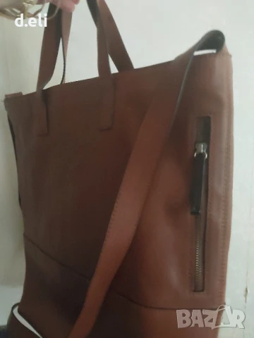LUCLEON Canada Голяма чанта от 100% Кожа, снимка 4 - Чанти - 50926250