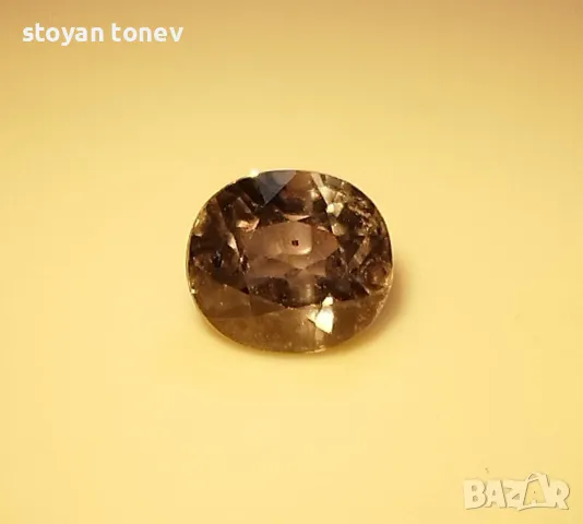 Рядък зелен сапфир с променящ се цвят - 1.10кт.! Сертифициран! Нов!, снимка 4 - Други - 50236823