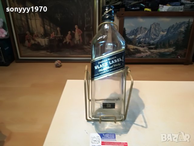 johney walker-black BIG 3l празно шише с люлка 1507211129
