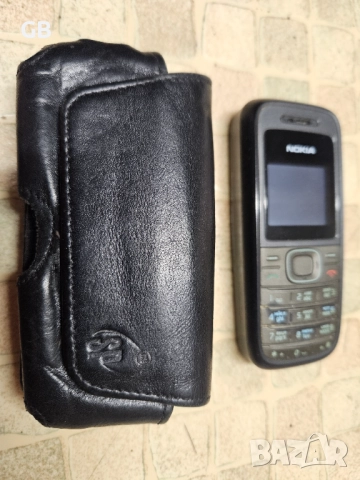 Nokia 1208 с оригинално зарядно + кожено калъфче, снимка 4 - Nokia - 50212205