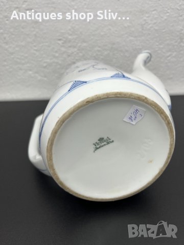 Колекционерски порцеланов чайник. №4983, снимка 8 - Антикварни и старинни предмети - 43982639