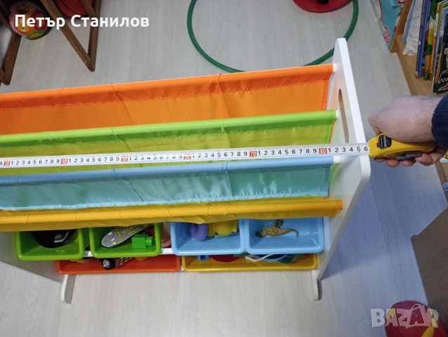 Детска етажерка органайзер , снимка 5 - Мебели за детската стая - 53499293