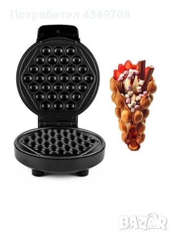 Уред за гофрети бъбъл-вафла MUHLER, 1000W