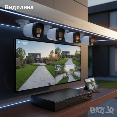 Професионален комплект за сигурност с 4 камери IP67 YL-806B, снимка 3 - Комплекти за видеонаблюдение - 53389888