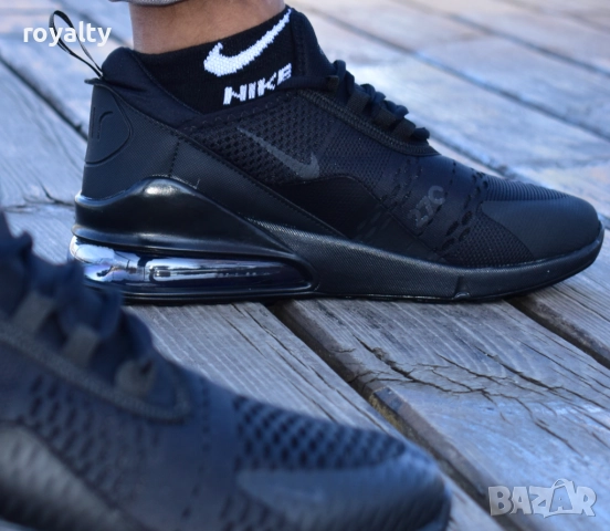 Дамски Маратонки Nike Air Max 270 Winter цвят: черно, снимка 2 - Маратонки - 51636130