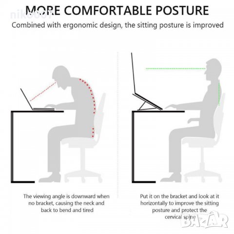 универсална стойка-поставка за лаптоп-таблет , снимка 2 - Лаптоп аксесоари - 32887829