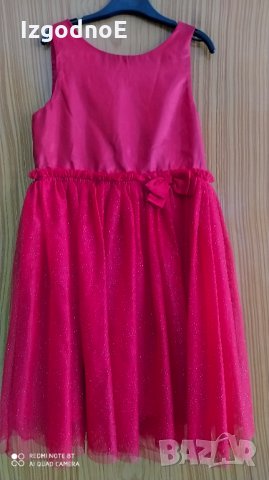 122 H&M празнична рокля, червена рокля, снимка 1