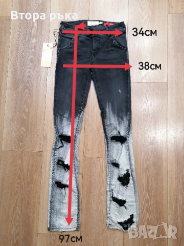 Нови оригинални дамски дънки, снимка 6 - Дънки - 51657955