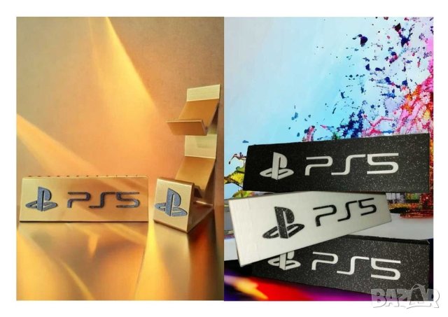 PS4 и PS5 - стойка за дискове,стойка за контролери и вертикална стойка, снимка 1 - Аксесоари - 43856940