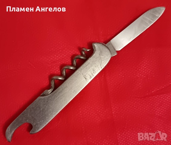 Българска ножка, сгъваемо джобно, ножче Петко Денев-Габрово. , снимка 4 - Антикварни и старинни предмети - 52450374