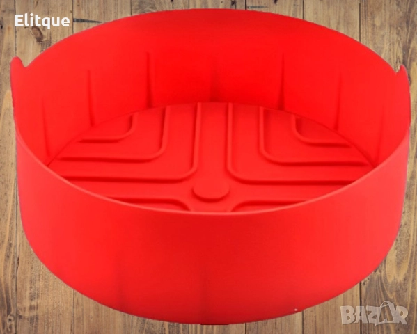 Съд силиконов за AirFryer Rosberg R51980RS, 18.8x5.5см., Червен, снимка 2 - Други стоки за дома - 52889155