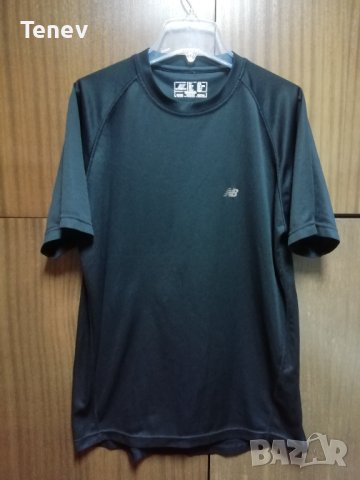 New Balance оригинална мъжка черна тениска фланелка размер М Ню Баланс , снимка 1 - Тениски - 43281602