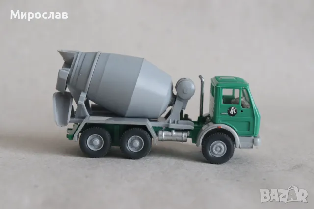 WIKING 1:87 H0 MERCEDES БЕТОНОВОЗ КАМИОН TIR МОДЕЛ ВЛЕКАЧ, снимка 4 - Колекции - 49452623